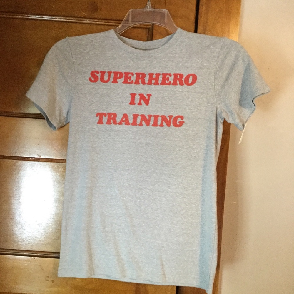 Junk Food Super Hero in Training Tee.       E014